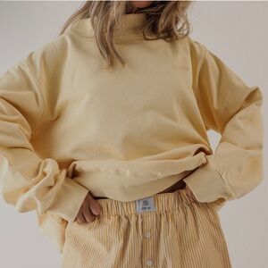 Parke Yellow Mockneck